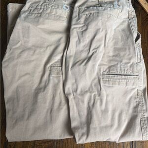 2 Pair Carhartt Men's Light Khaki Utility Chinos